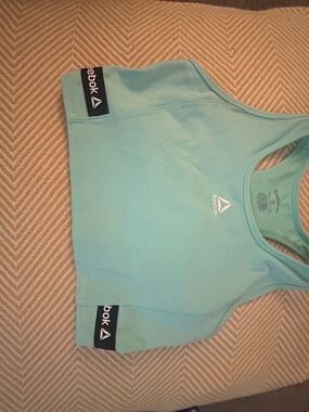 Reebok Pale Mint Seamless Sports Bra